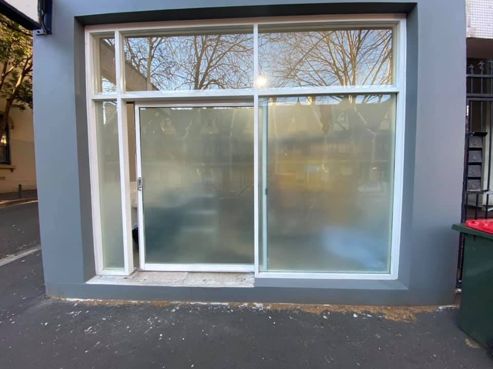 Glass Window Frosting in Wheeler Heights