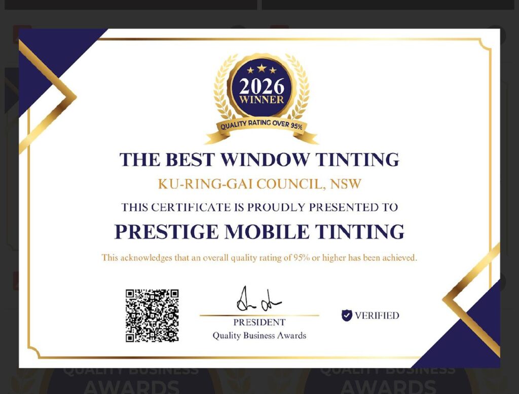 The Best Windows Tinting - KU-RING-GAI Council NSW