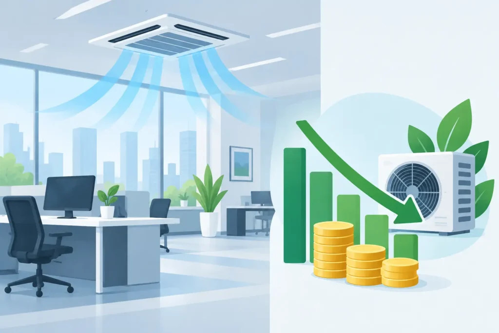 Office Cooling Savings Case Study Results